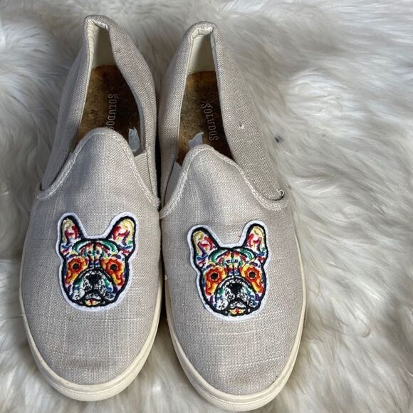 Soludos Tan Bulldog Espadrilles Sz 10 - Picture 2 of 7